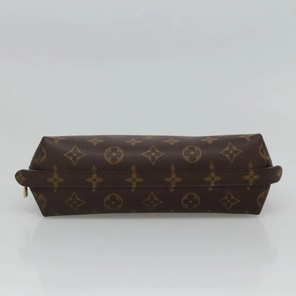 LOUIS VUITTON Monogram Trousse Demi Ronde Cosmetic Pouch M47520 LV Auth BA014 - Picture 6 of 16